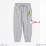  Quần Jogger Trẻ Em Bo Lai In Chữ TRYNEW (23kg - 65kg) 
