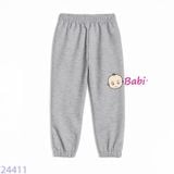  Quần Jogger Trẻ Em Bo Lai In Chữ TRYNEW (23kg - 65kg) 