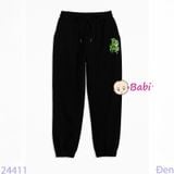  Quần Jogger Trẻ Em Bo Lai In Chữ TRYNEW (23kg - 65kg) 