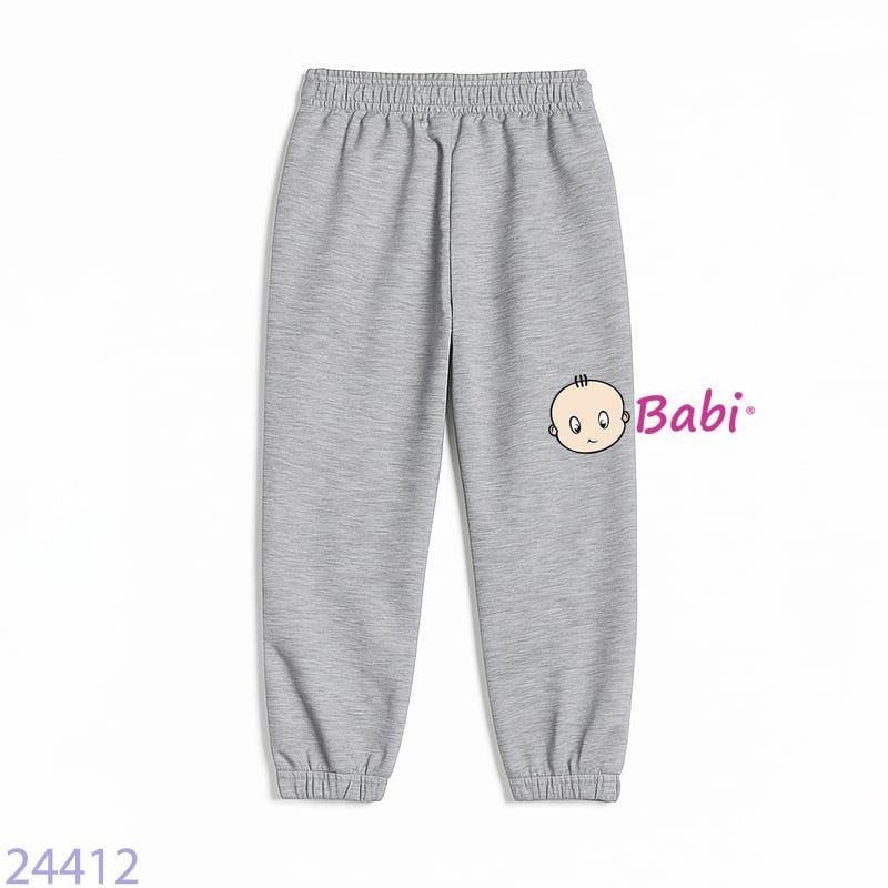  Quần Jogger Trẻ Em Bo Lai Màu Trơn Sành Điệu (23kg - 65kg) 