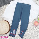  Quần Legging Dài Bé Gái Bèo Nhúng In Hình Bắn Tim (9 tháng - 7 tuổi) 