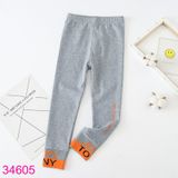  Quần Legging Dài Cho Bé Gái Màu Trơn Đơn Giản (7 - 9 tuổi) 