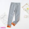 Quần Legging Dài Cho Bé Gái Màu Trơn Đơn Giản (7 - 9 tuổi)