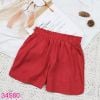 Quần Short Linen Màu Trơn Xinh Xắn Cho Bé Gái (3 - 12 tuổi)