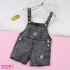 Quần Yếm Short Jeans Cho Bé Gái Thêu Hoa Cúc Cute (2 - 10 tuổi)