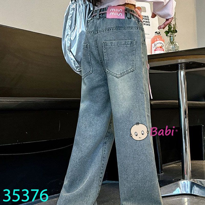  Quần Jeans Suông Bé Gái M1 (30kg - 45kg) 
