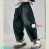  Quần Jeans Baggy Trơn Sành Điệu Cho Bé (35kg - 53kg) 