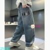  Quần Jeans Baggy Trơn Thêu 4 Bé (30kg - 50kg) 