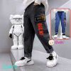 Quần Jeans Dài Túi Hộp Lưng Thun Cho Bé Trai (35kg - 45kg)