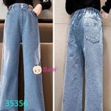  Quần jeans suông dài bé gái M1 (35 - 45kg) 