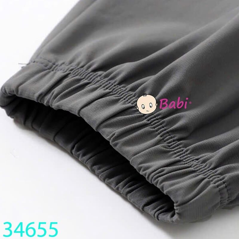  Quần Jogger Màu Trơn Phối Lưới Sành Điệu (35kg - 52kg) 