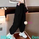 Quần Kaki Dài Túi Hộp Bo Lai Bé Gái Size Đại (26kg-45kg) 