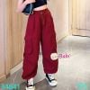 Quần Kaki Dài Túi Hộp Cho Bé Gái Sành Điệu (26kg-45kg)