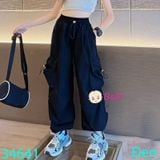  Quần Kaki Dài Túi Hộp Cho Bé Gái Sành Điệu (26kg-45kg) 