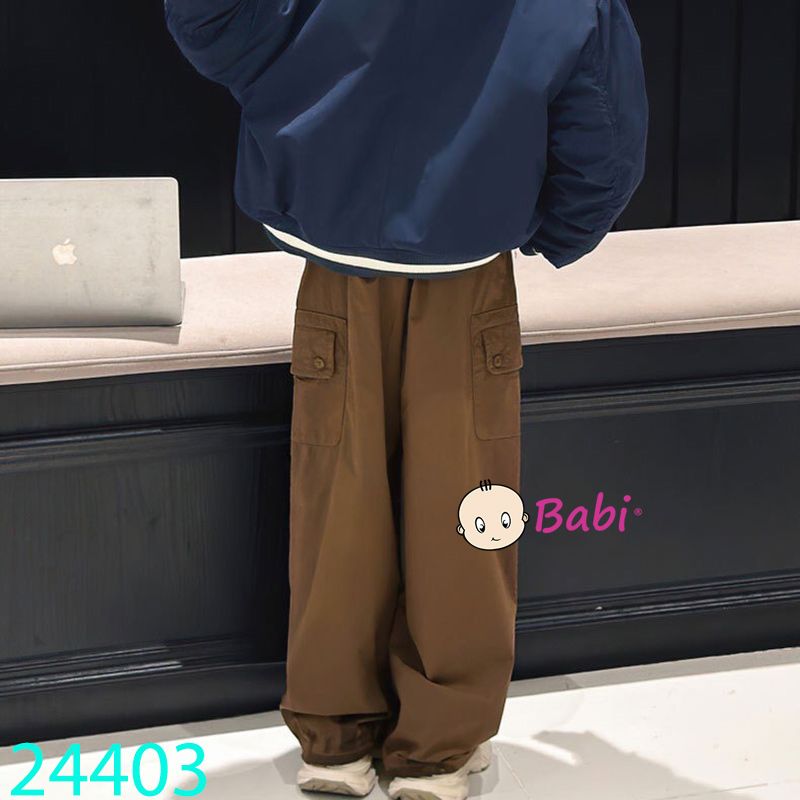  Quần Kaki Dài Túi Hộp Đính Nút Sành Điệu (35kg-45kg) 