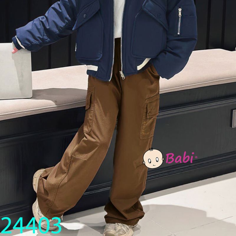  Quần Kaki Dài Túi Hộp Đính Nút Sành Điệu (35kg-45kg) 