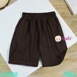  Quần Short Bé Trai Màu Trơn Đơn Giản (26kg - 70kg) 