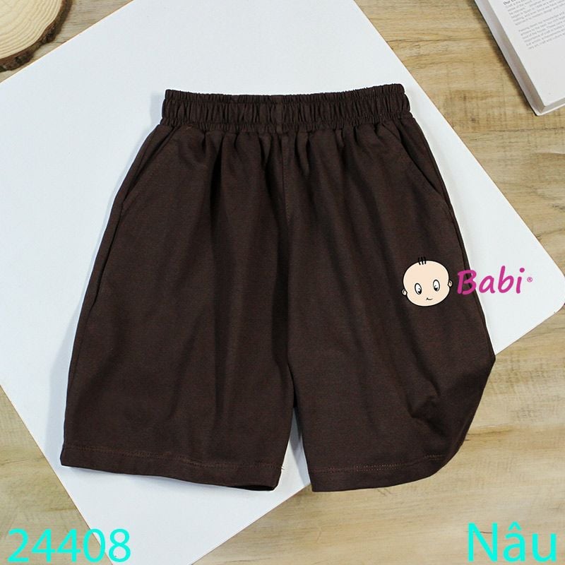  Quần Short Bé Trai Màu Trơn Đơn Giản (26kg - 70kg) 