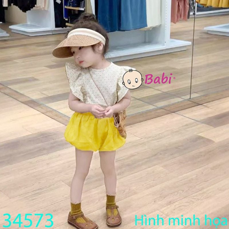  Quần Short Bí Màu Trơn Xinh Xắn Cho Bé Gái (2 - 10 tuổi) 