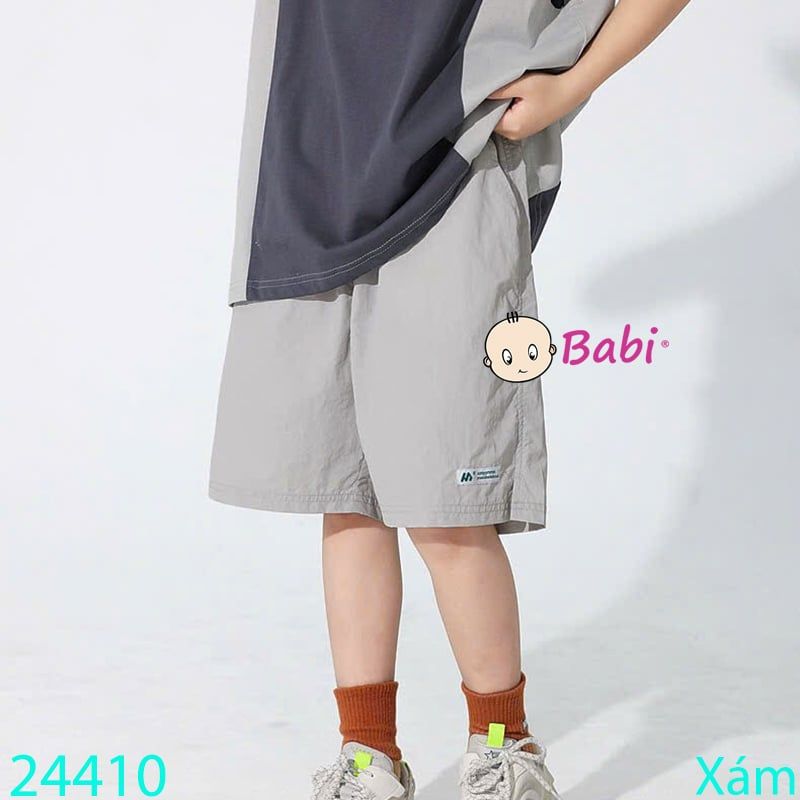  Quần Short Dù Bé Trai Màu Trơn Đơn Giản (35kg - 57kg) 