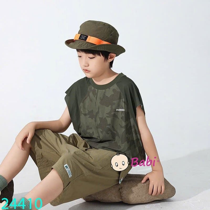  Quần Short Dù Bé Trai Màu Trơn Đơn Giản (35kg - 57kg) 