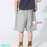  Quần Short Dù Bé Trai Màu Trơn Đơn Giản (35kg - 57kg) 