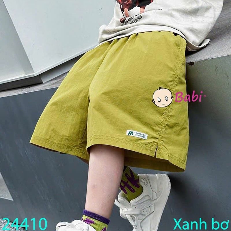  Quần Short Dù Bé Trai Màu Trơn Đơn Giản (35kg - 57kg) 