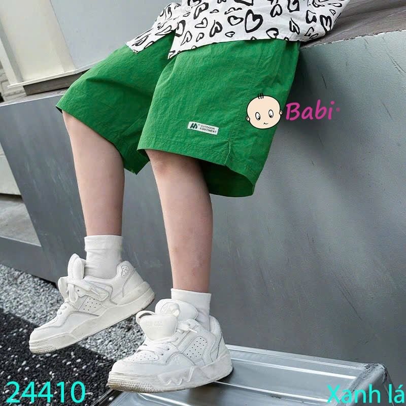  Quần Short Dù Bé Trai Màu Trơn Đơn Giản (35kg - 57kg) 