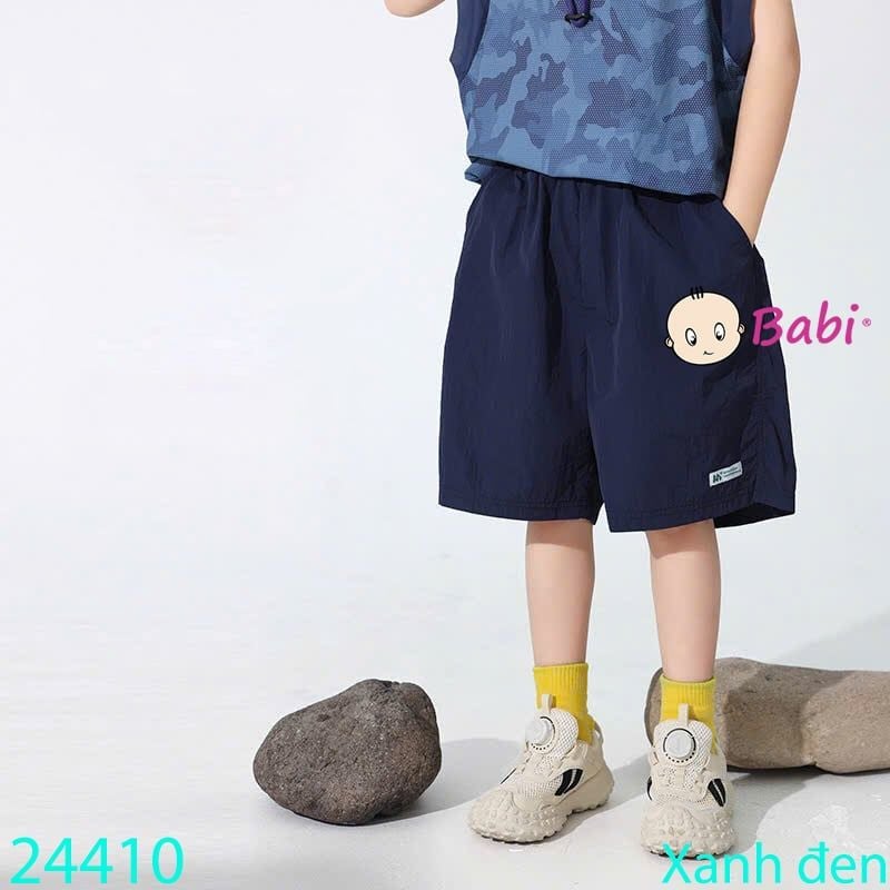  Quần Short Dù Bé Trai Màu Trơn Đơn Giản (35kg - 57kg) 