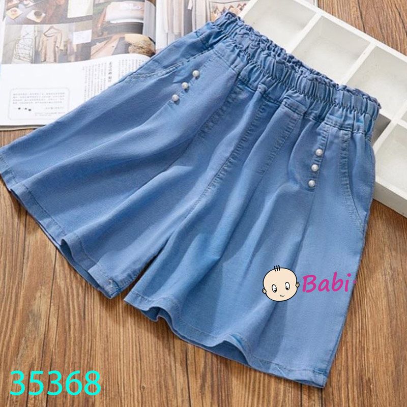  Quần Short Jeans Bé Gái Đính Hạt (26kg - 45kg) 