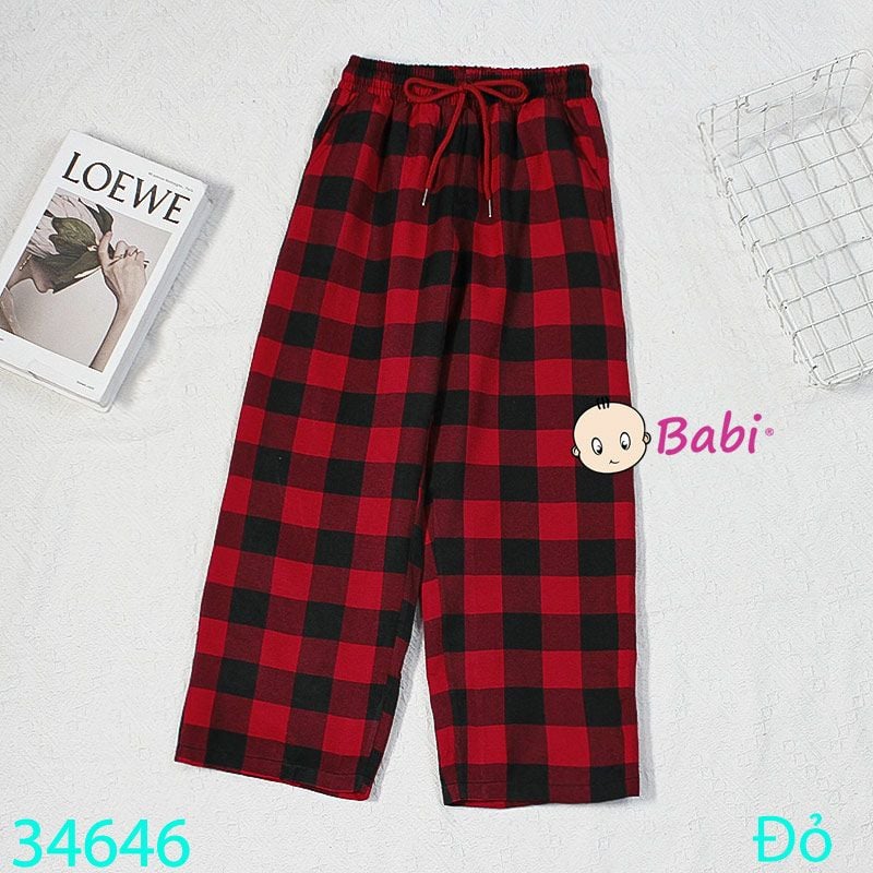 Quần Suông Dài Caro Sanh Điệu M2 (23kg - 67kg) 