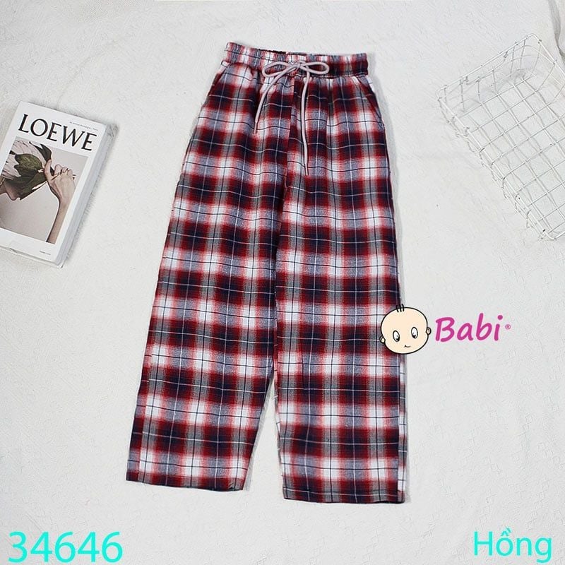  Quần Suông Dài Caro Sanh Điệu M2 (23kg - 67kg) 