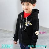  Áo Khoác Da Cá Có Nón Màu Trơn In Logo Cool Ngầu (17kg - 55kg) 