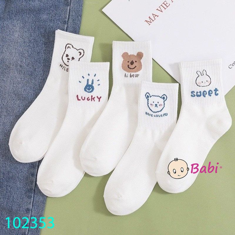  SET 10 ĐÔI VỚ NỮ CỔ CAO TRẮNG 