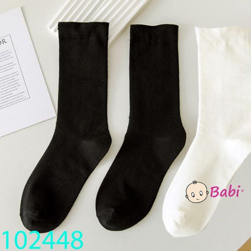  Set 3 Đôi Tất Màu Trơn (Trên 6 tuổi) 