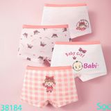 Set 4 Chip Đùi Nhiều Họa Tiết Cho Bé Gái M2 (17-26kg) 