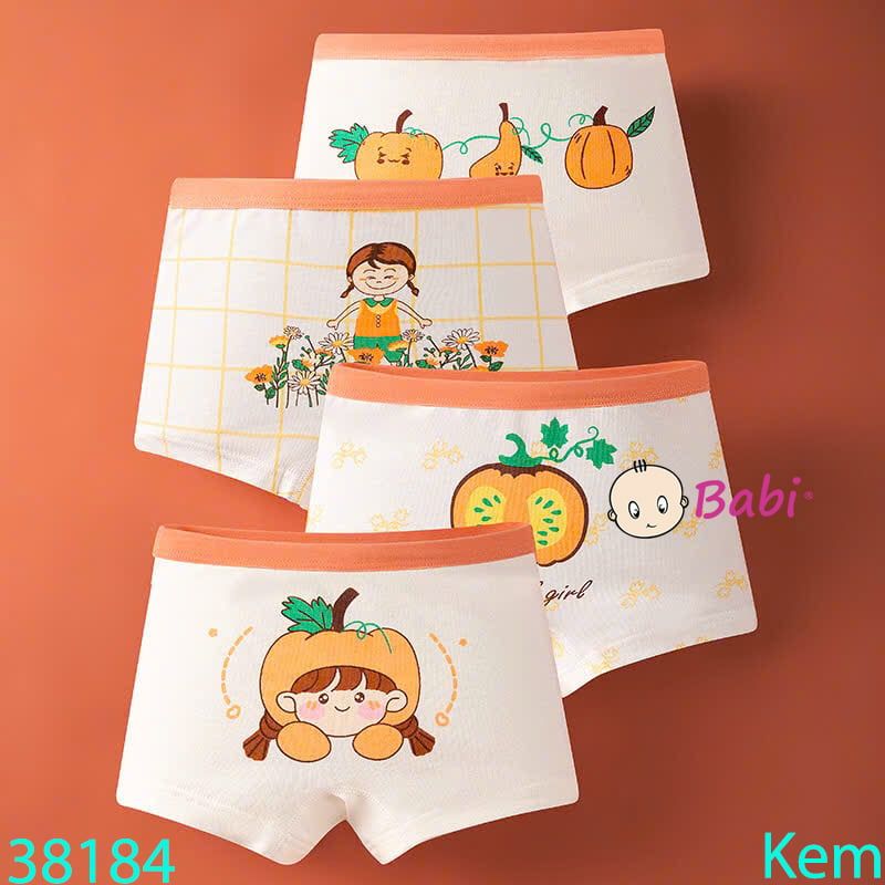  Set 4 Chip Đùi Nhiều Họa Tiết Cho Bé Gái M2 (17-26kg) 