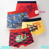  Set 4 Chip Đùi Nhiều Họa Tiết Cho Bé Trai M2 (23-35kg) 