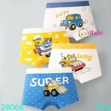  Set 4 Chip Đùi Nhiều Họa Tiết Cho Bé Trai M2 (23-35kg) 