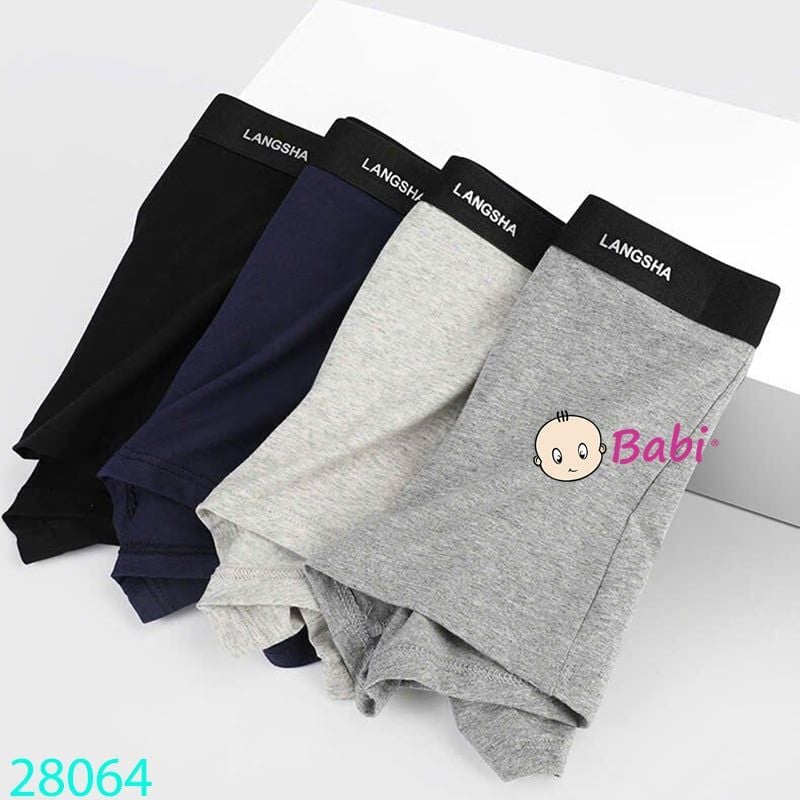  Set 4 Chip Đùi Màu Trơn Size Đại In Chữ (50-65kg) 