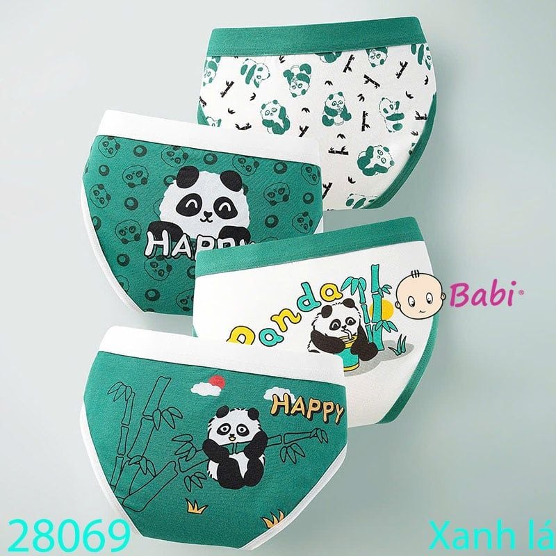  Set 4 Chip Tam Giác Nhiều Họa Tiết Cho Bé Trai (23-35kg) 