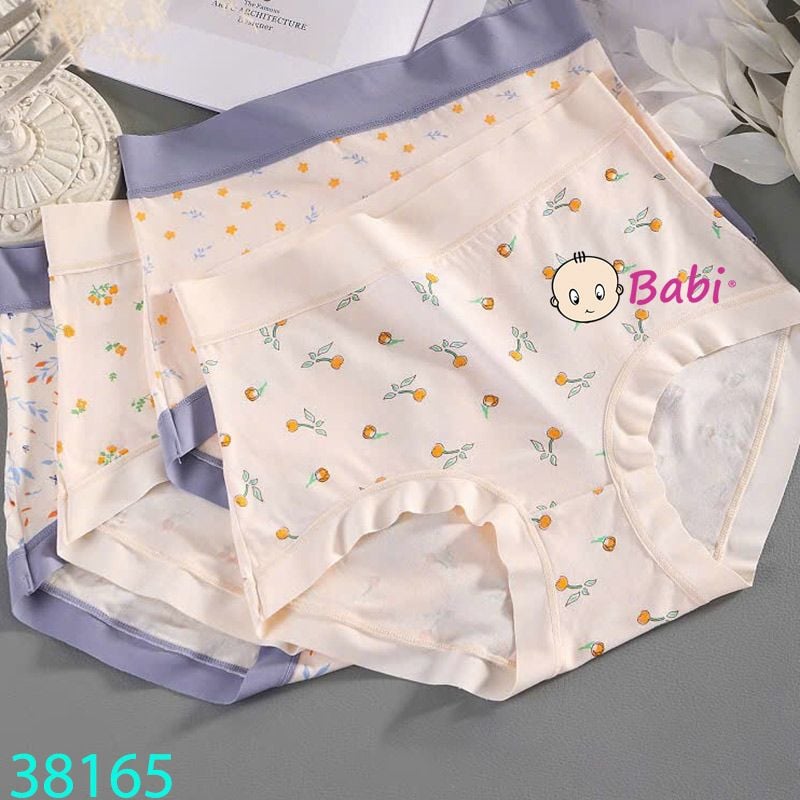  Set 4 Quần Chip Hoa Xinh Xắn Cho Mẹ (50-80kg) 