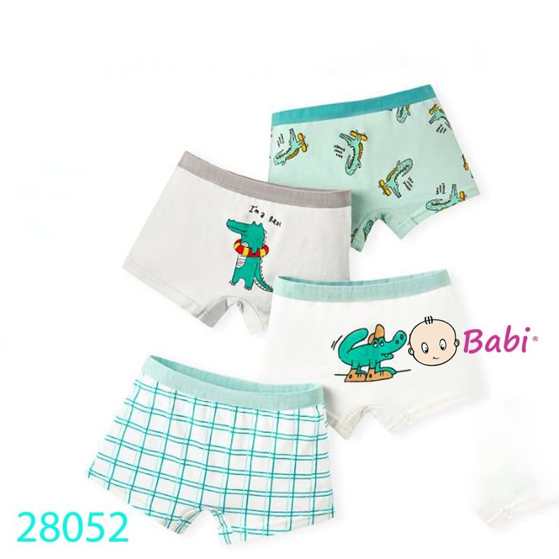  Set 4c Quần Chip Đùi Bé Trai Nhiều Hoạ Tiết (23 - 35kg) 