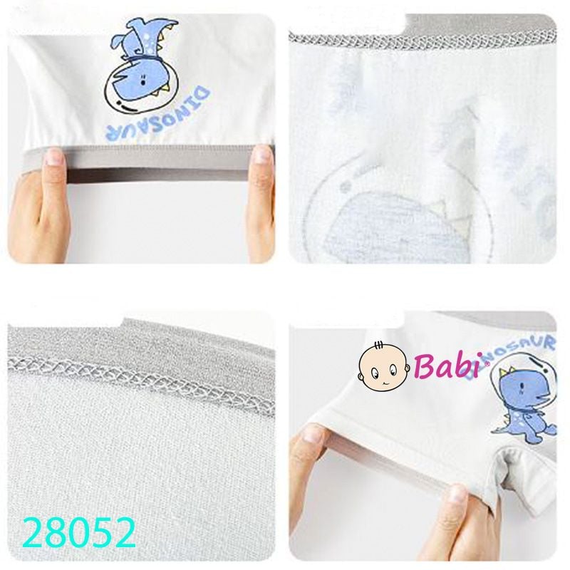  Set 4c Quần Chip Đùi Bé Trai Nhiều Hoạ Tiết (23 - 35kg) 