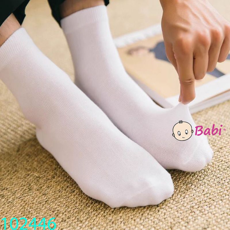  Set 5 Đôi Tất Cao Cổ Màu Trơn (Trên 6 tuổi) 