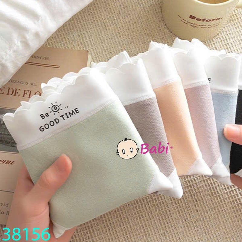  Set 5c Quần Chip Trơn Cotton Lưng Su Lạnh (45kg - 55kg) 