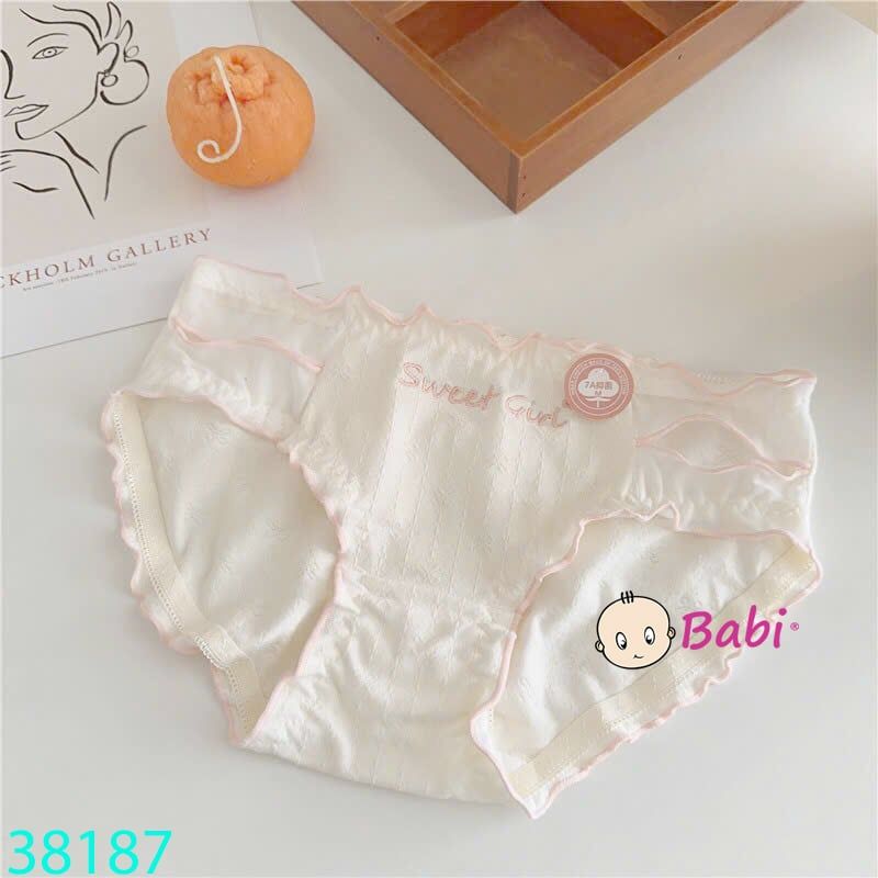  Set 6 Chip Tam Giác Thêu Chữ Cho Bé Gái (30-45kg) 