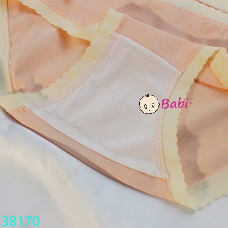  Set 7 Quần Chip Tam Giác Bé Gái Màu Trơn (40-50kg) 