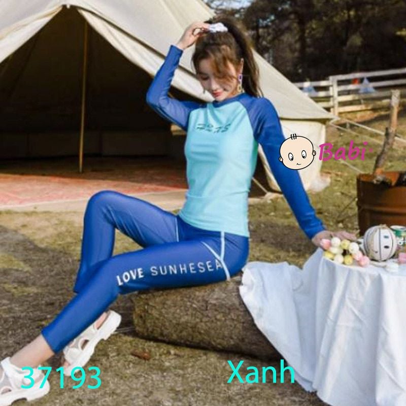  Set Bộ Bơi Bé Gái 3 Món (40-60kg) 