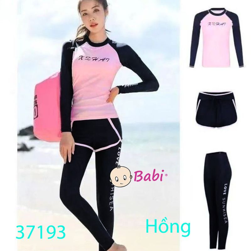  Set Bộ Bơi Bé Gái 3 Món (40-60kg) 